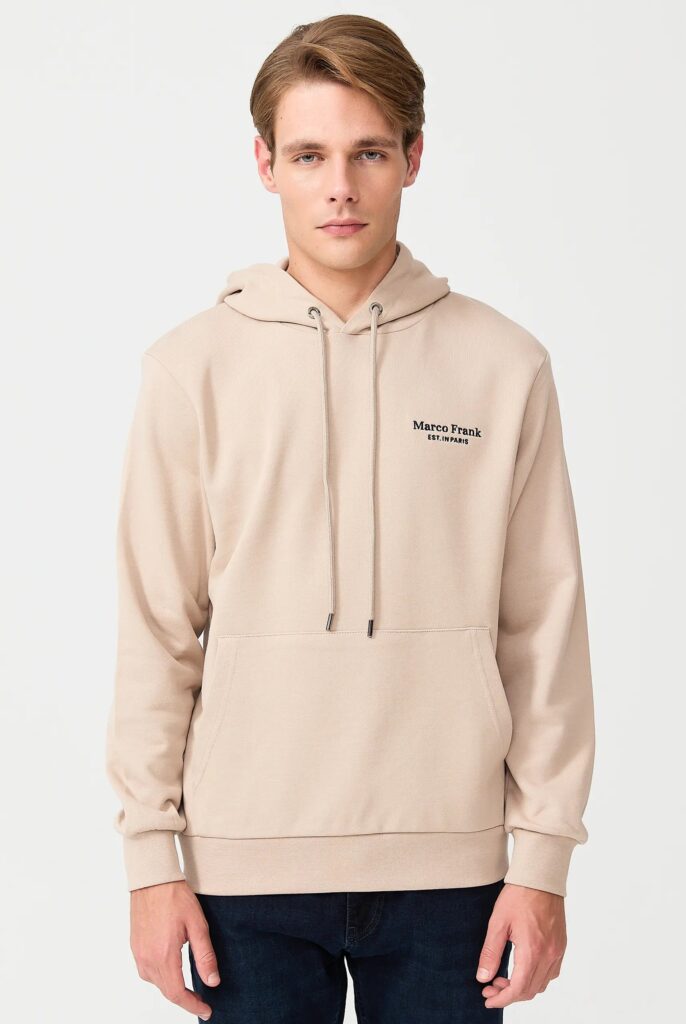 Savoy : Sweat à Capuche Avec Logo Brodé - 16