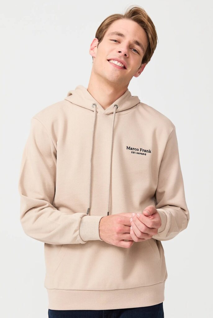 Savoy : Sweat à Capuche Avec Logo Brodé - 17