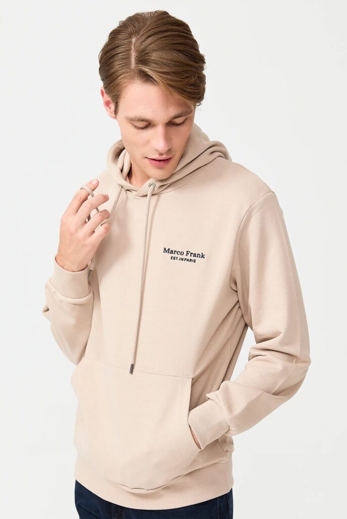 Savoy : Sweat à Capuche Avec Logo Brodé - 18