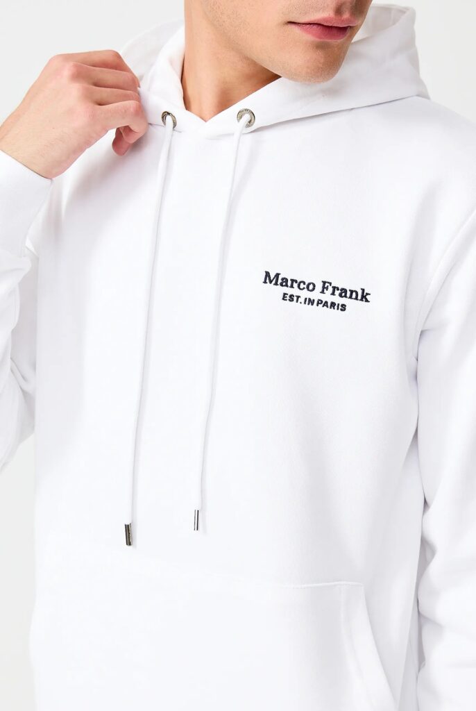 Savoy : Sweat à Capuche Avec Logo Brodé - 24