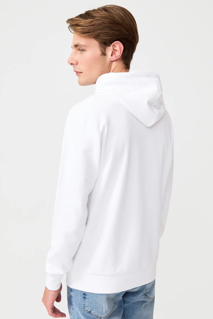 Savoy : Sweat à Capuche Avec Logo Brodé - 25