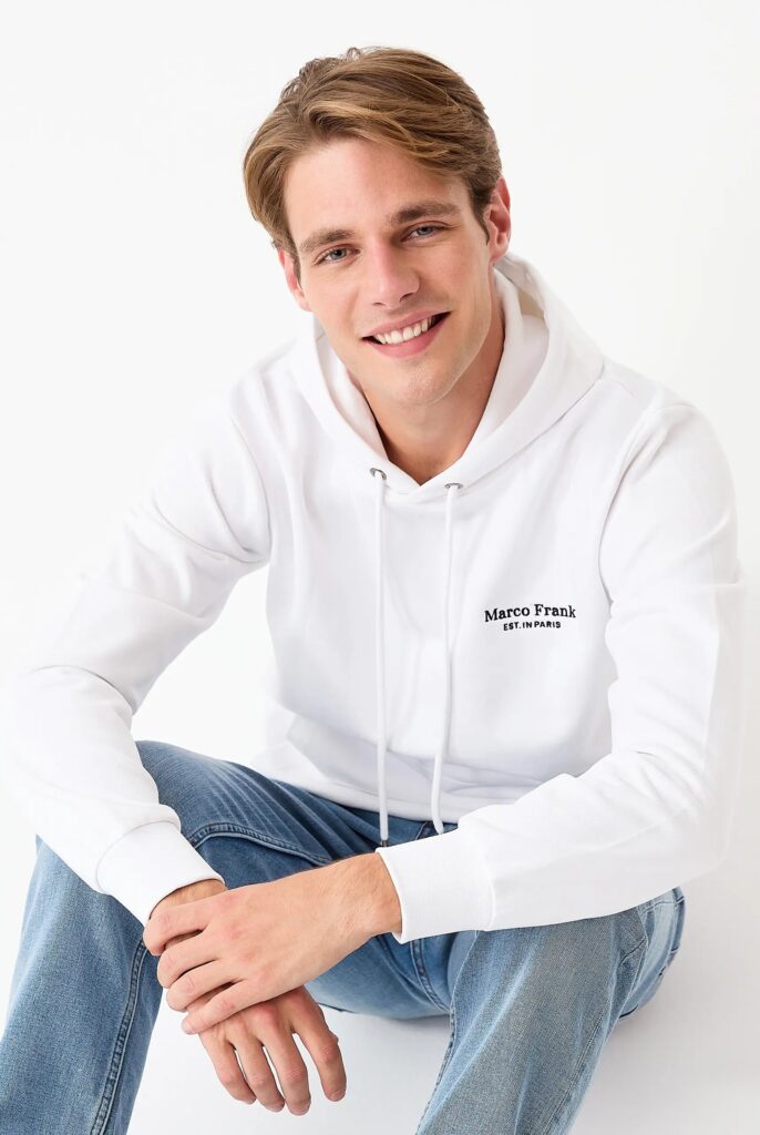 Savoy : Sweat à Capuche Avec Logo Brodé - 27