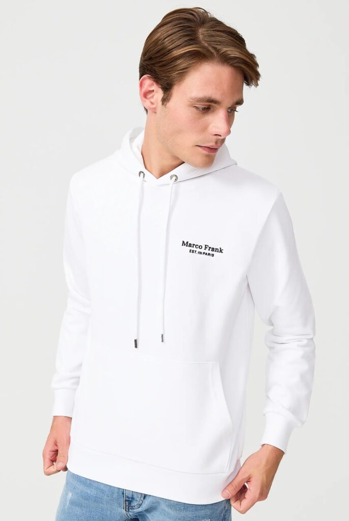 Savoy : Sweat à Capuche Avec Logo Brodé - 28