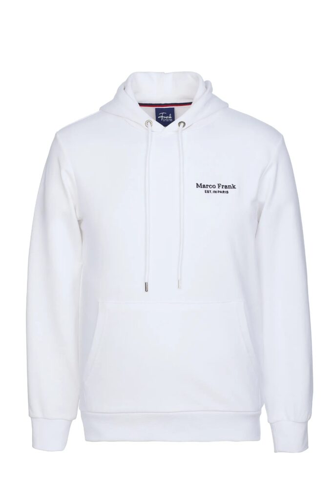 Savoy : Sweat à Capuche Avec Logo Brodé - 55