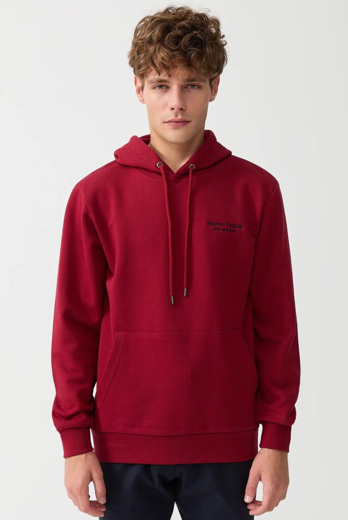 Savoy : Sweat à Capuche Avec Logo Brodé - 4