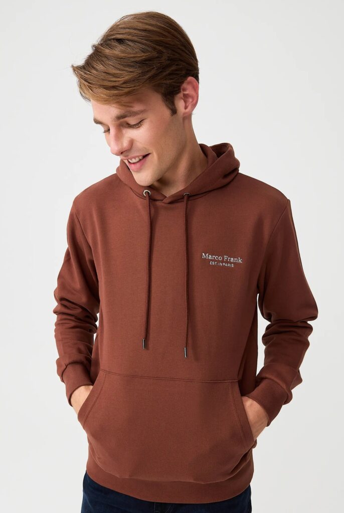 Savoy : Sweat à Capuche Avec Logo Brodé - 21