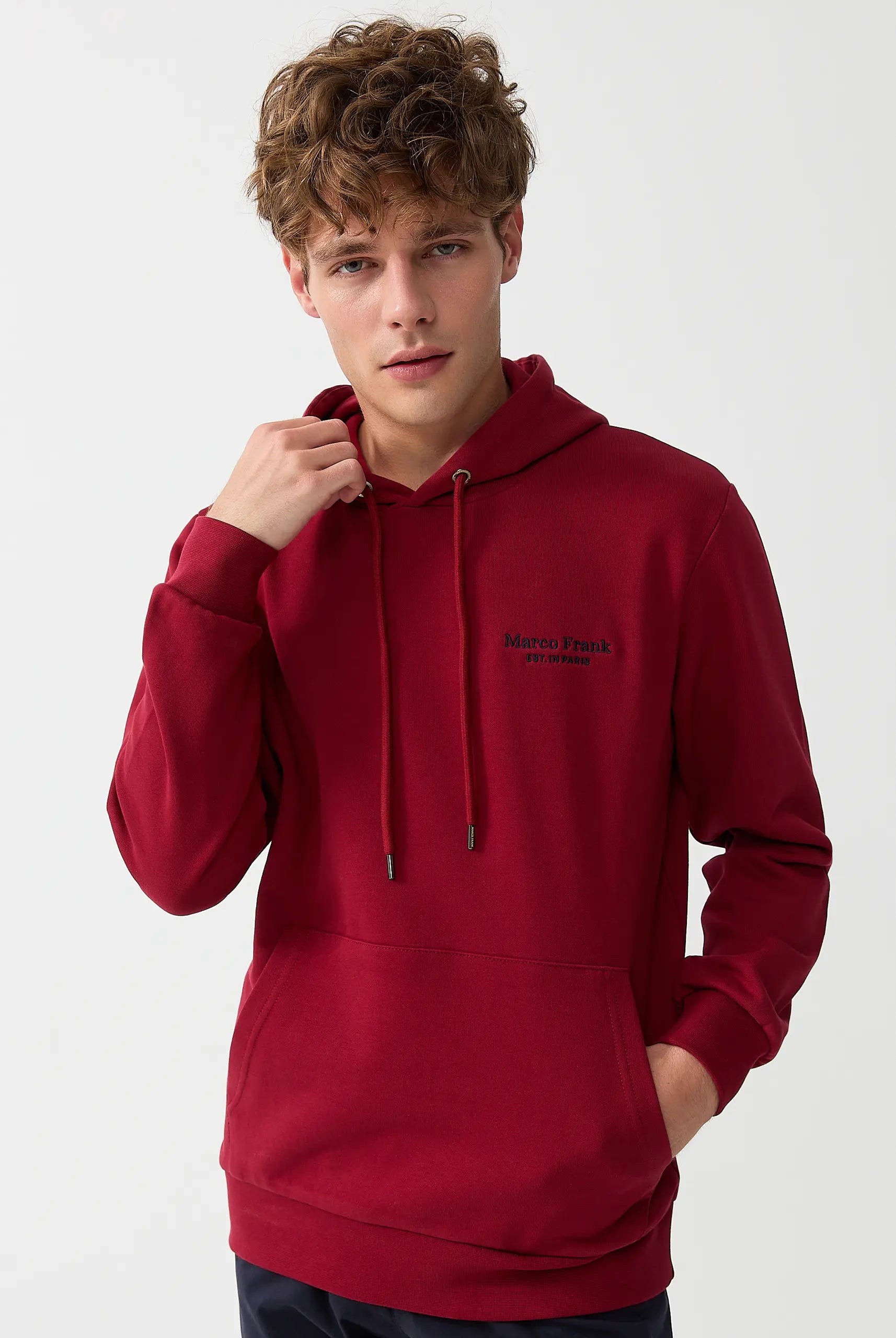 Savoy : Sweat à Capuche Avec Logo Brodé