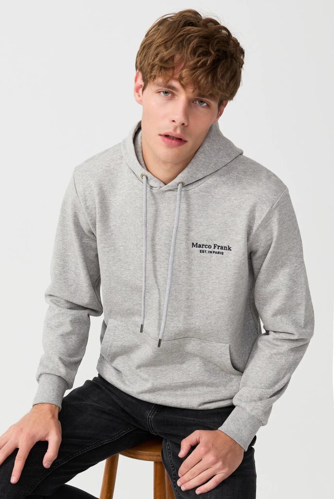 Savoy : Sweat à Capuche Avec Logo Brodé - 10