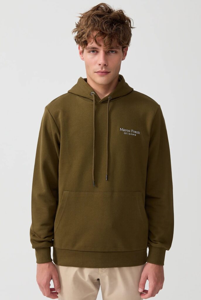 Savoy : Sweat à Capuche Avec Logo Brodé - 36