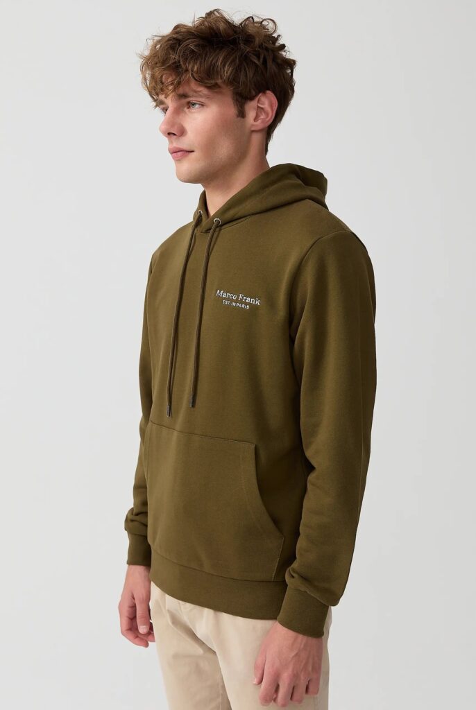 Savoy : Sweat à Capuche Avec Logo Brodé - 37