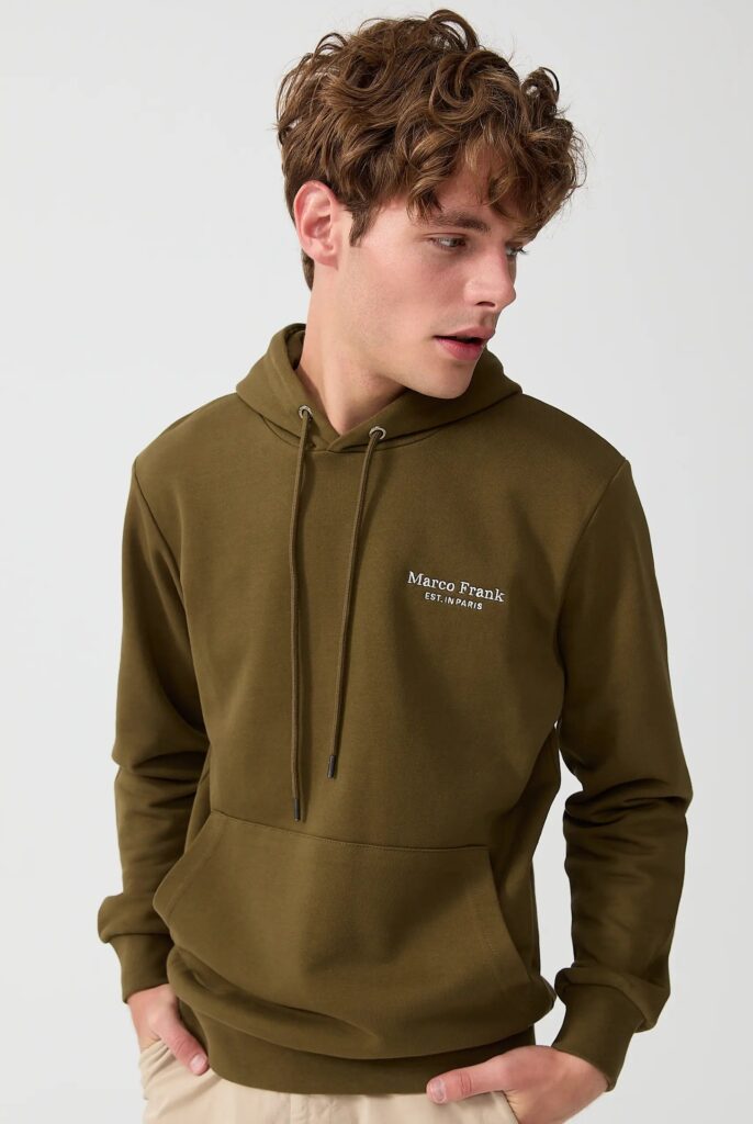 Savoy : Sweat à Capuche Avec Logo Brodé - 38