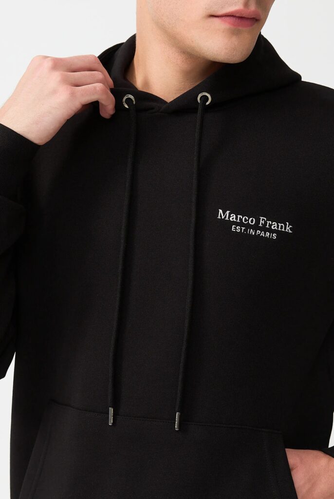 Savoy : Sweat à Capuche Avec Logo Brodé - 49