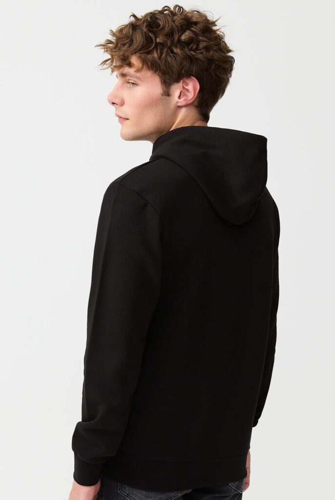 Savoy : Sweat à Capuche Avec Logo Brodé - 50