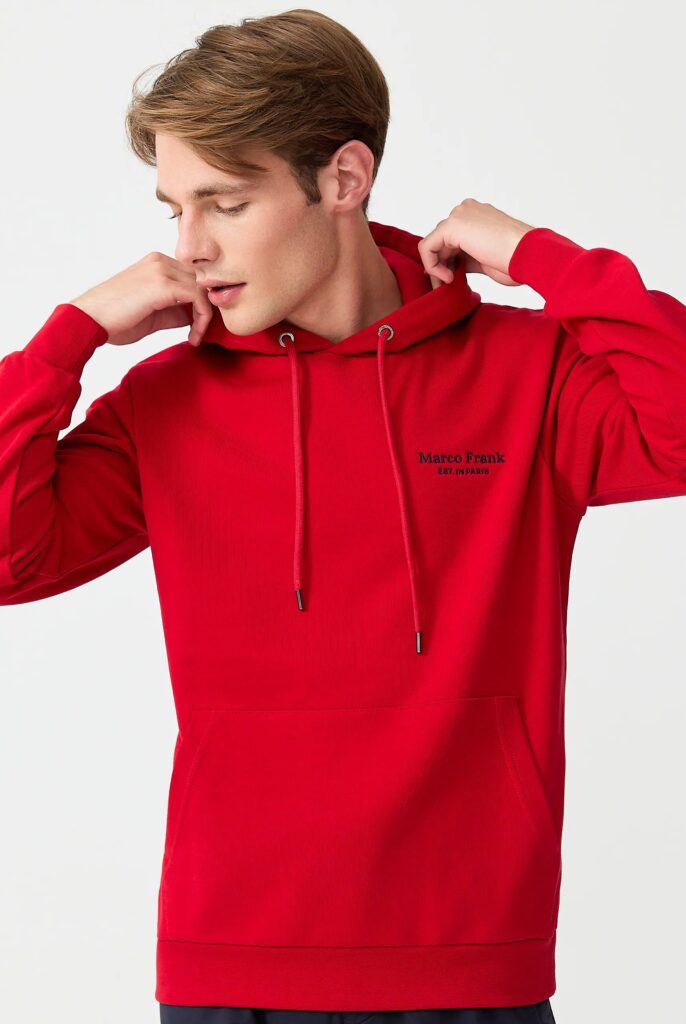 Savoy : Sweat à Capuche Avec Logo Brodé - 30