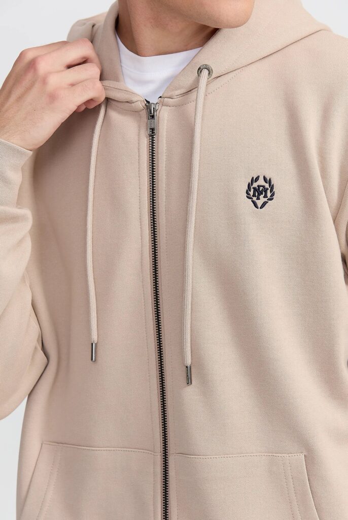 Simon : Sweat à Capuche avec Fermeture Éclair Brodé du Logo Emblématique - 19