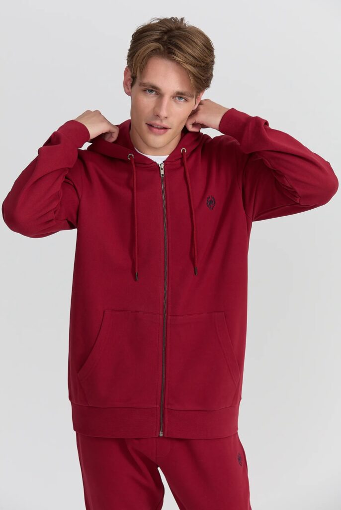 Simon : Sweat à Capuche avec Fermeture Éclair Brodé du Logo Emblématique - 31