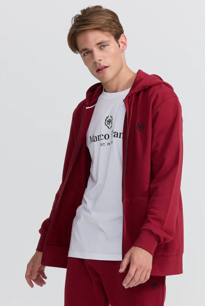 Simon : Sweat à Capuche avec Fermeture Éclair Brodé du Logo Emblématique - 33