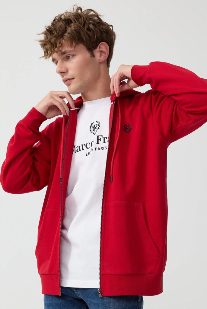 Simon : Sweat à Capuche avec Fermeture Éclair Brodé du Logo Emblématique - 8