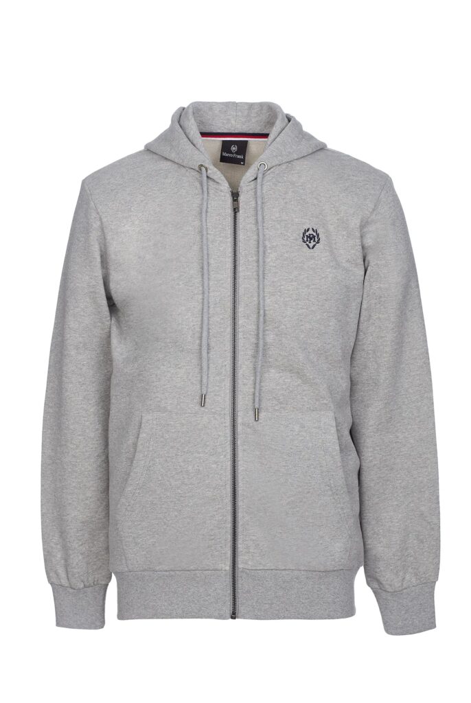 Simon : Sweat à Capuche avec Fermeture Éclair Brodé du Logo Emblématique - 58