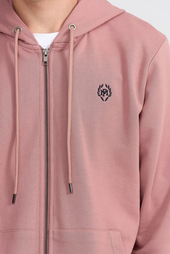 Simon : Sweat à Capuche avec Fermeture Éclair Brodé du Logo Emblématique - 24