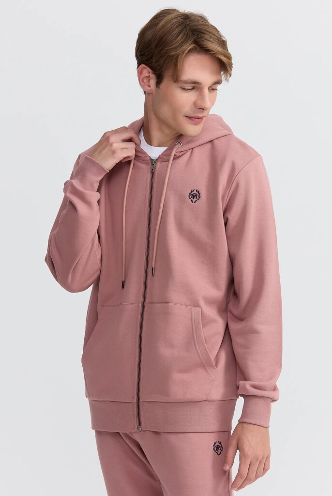 Simon : Sweat à Capuche avec Fermeture Éclair Brodé du Logo Emblématique - 28