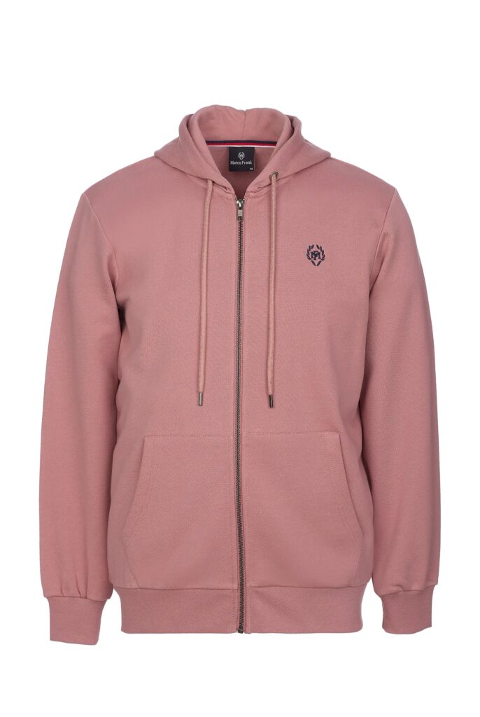 Simon : Sweat à Capuche avec Fermeture Éclair Brodé du Logo Emblématique - 61