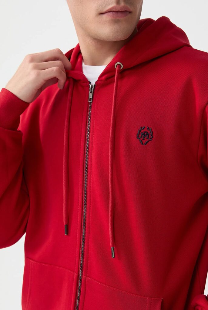 Simon : Sweat à Capuche avec Fermeture Éclair Brodé du Logo Emblématique - 2