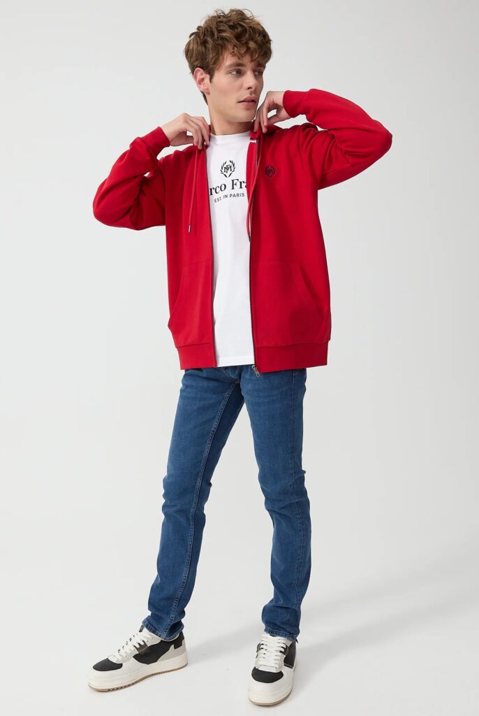 Simon : Sweat à Capuche avec Fermeture Éclair Brodé du Logo Emblématique - 6