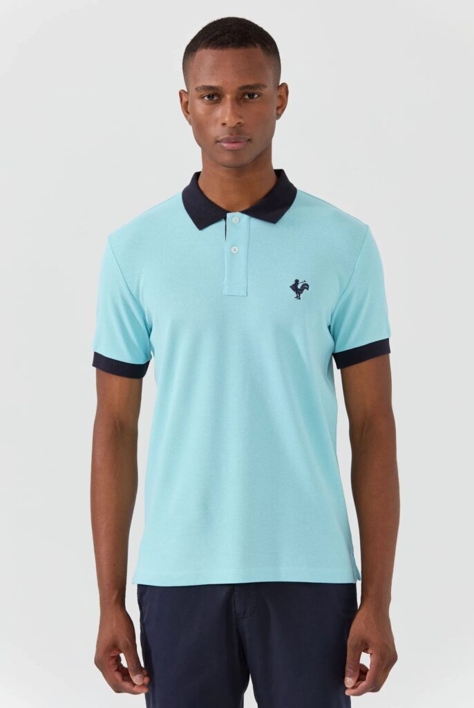 Spencer : Polo avec l’emblématique Logo du Coq Brodé - 18