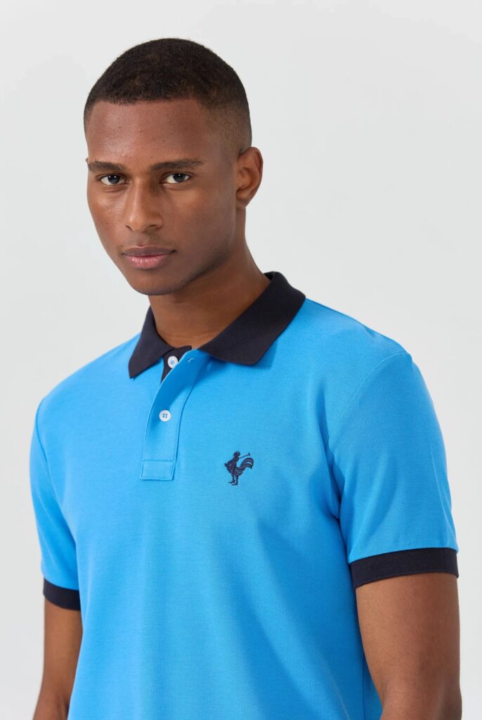 Spencer : Polo avec l’emblématique Logo du Coq Brodé - 43