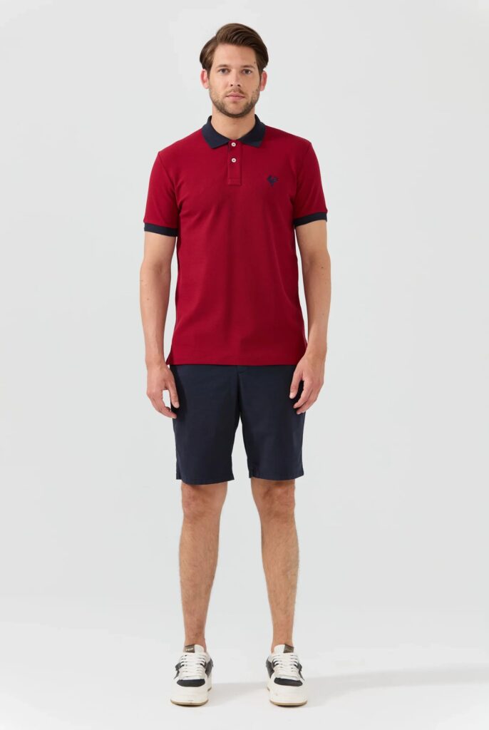 Spencer : Polo avec l’emblématique Logo du Coq Brodé - 42