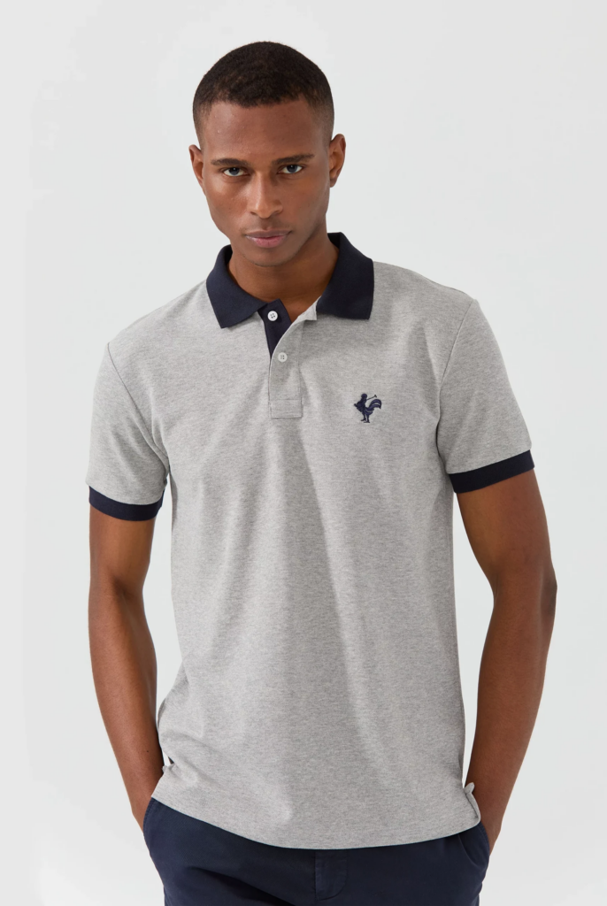 Spencer : Polo avec l’emblématique Logo du Coq Brodé - 47