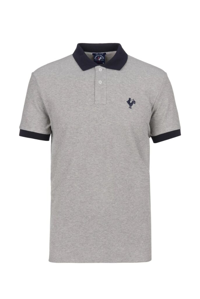 Spencer : Polo avec l’emblématique Logo du Coq Brodé - 61