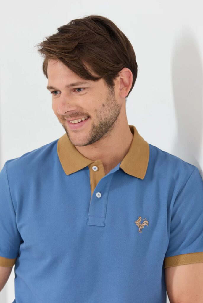 Spencer : Polo avec l’emblématique Logo du Coq Brodé - 49