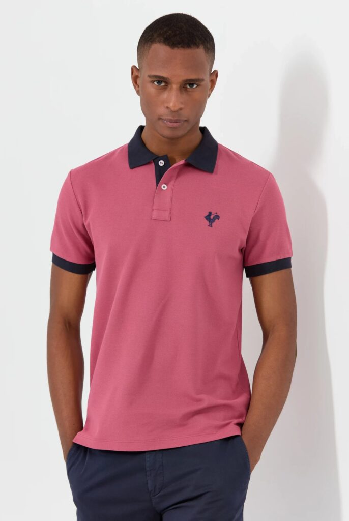 Spencer : Polo avec l’emblématique Logo du Coq Brodé - 33
