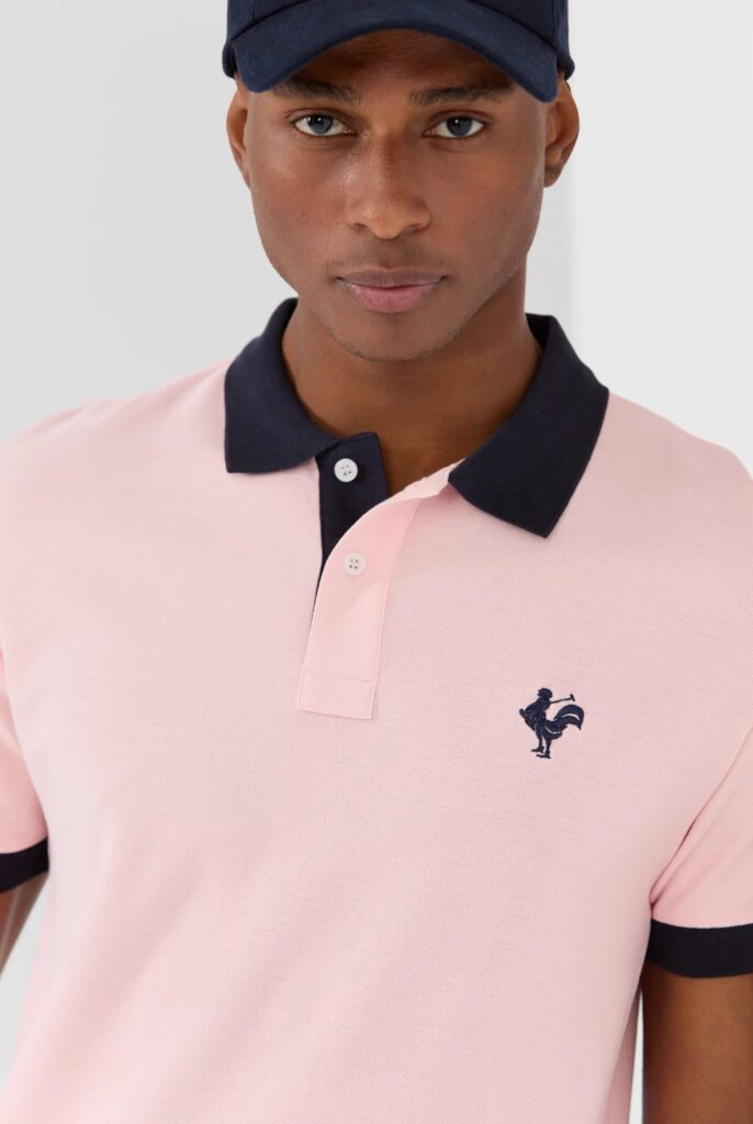 Spencer : Polo avec l’emblématique Logo du Coq Brodé - 24