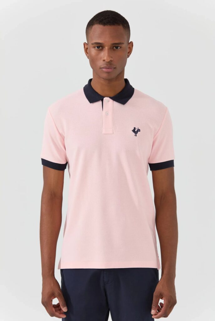 Spencer : Polo avec l’emblématique Logo du Coq Brodé - 25