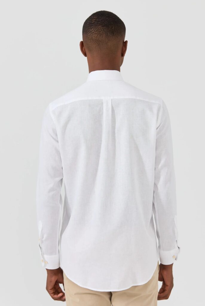 Stéphane : Chemise en Lin Coupe Classique à Manches Longues - 20