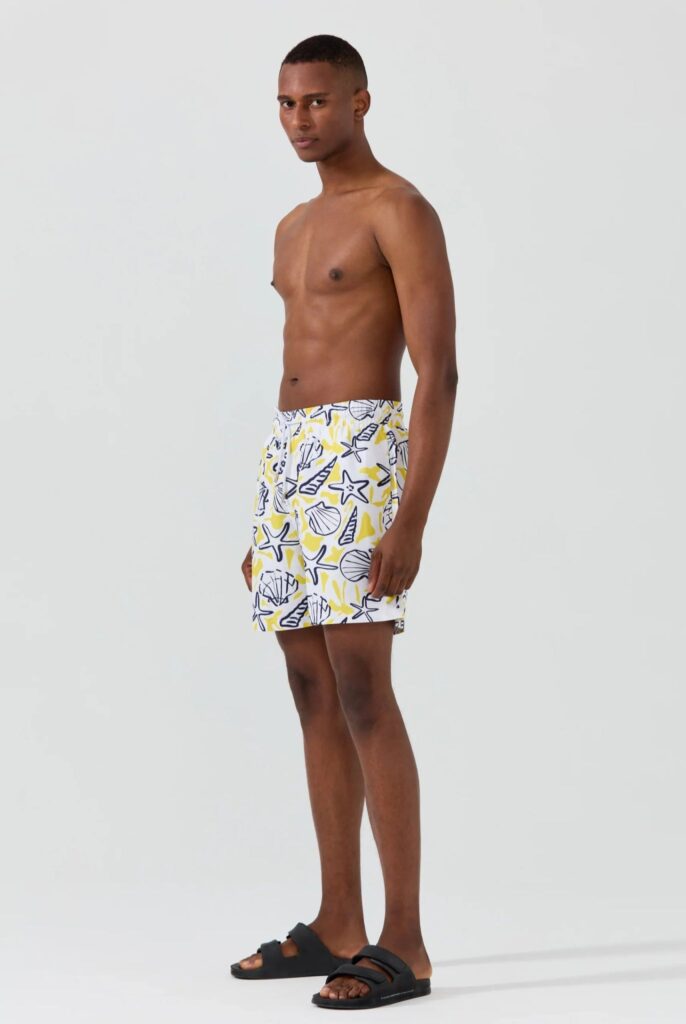 Teddie : Short de Bain à Imprimé Nautique, séchage rapide - 2