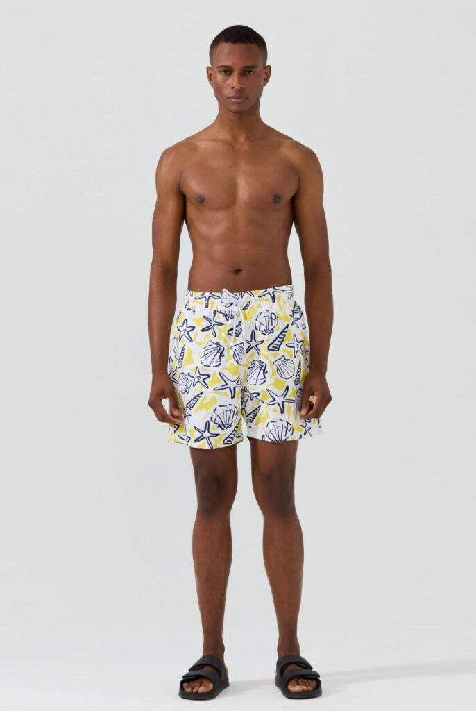 Teddie : Short de Bain à Imprimé Nautique, séchage rapide - 8