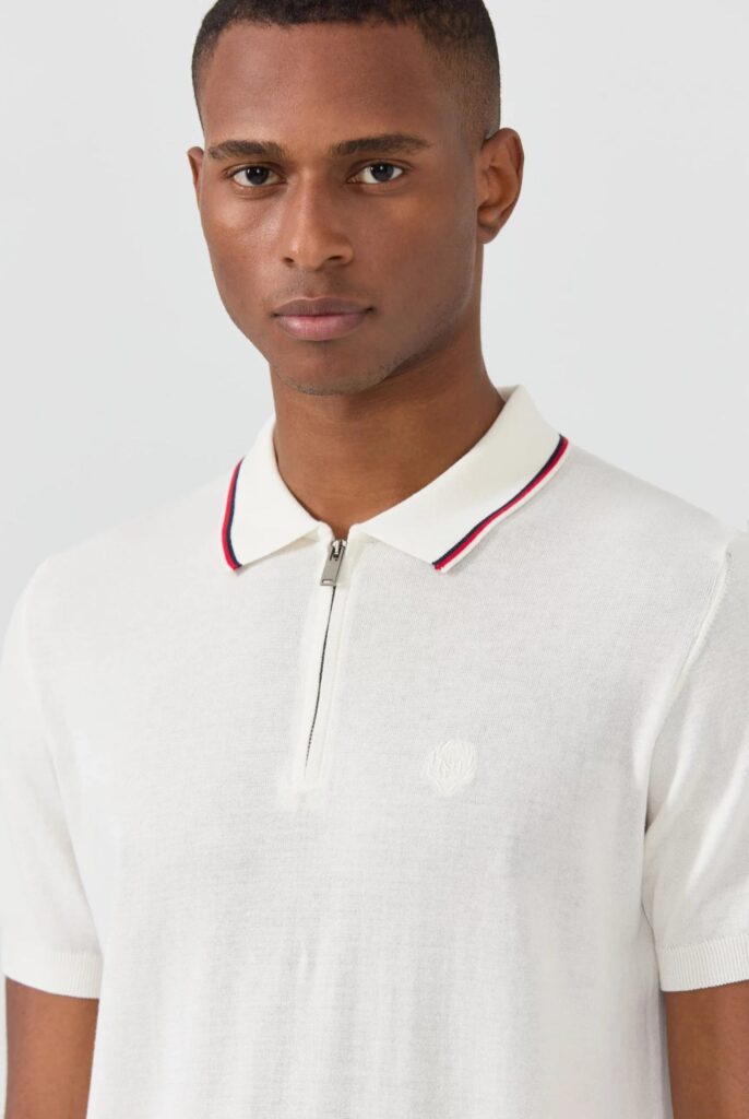 Thibault : Polo avec Col Rayé - 13