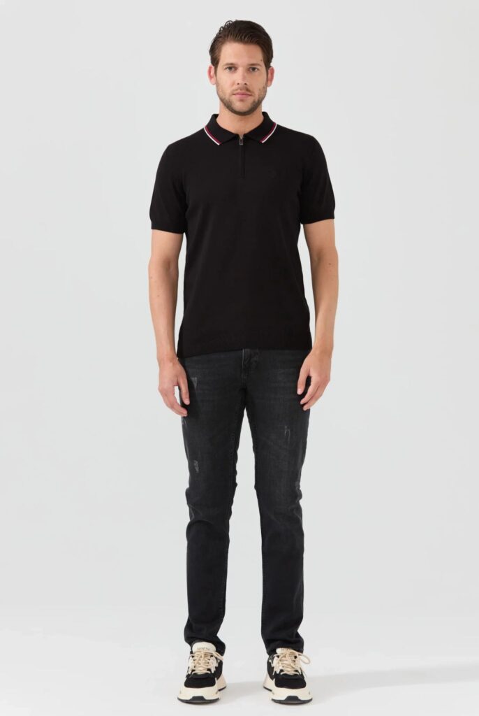 Thibault : Polo avec Col Rayé - 6