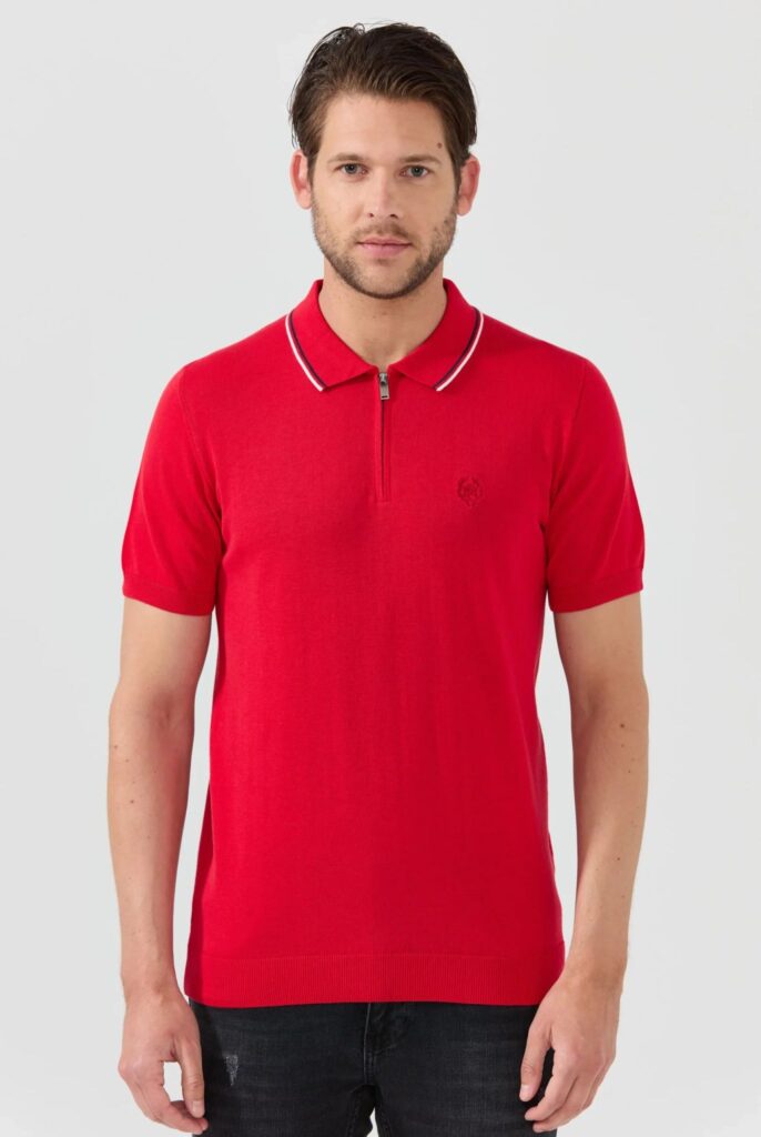 Thibault : Polo avec Col Rayé - 11