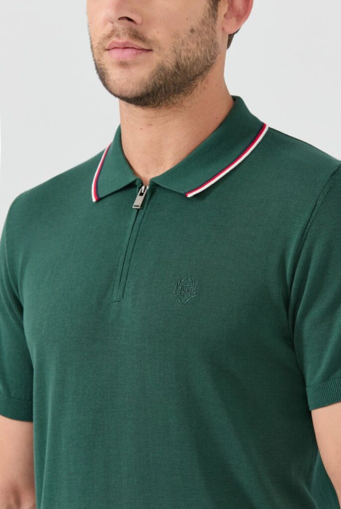 Thibault : Polo avec Col Rayé - 7