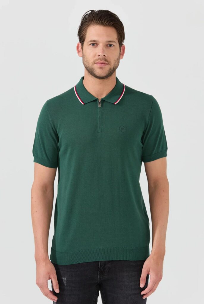 Thibault : Polo avec Col Rayé - 8