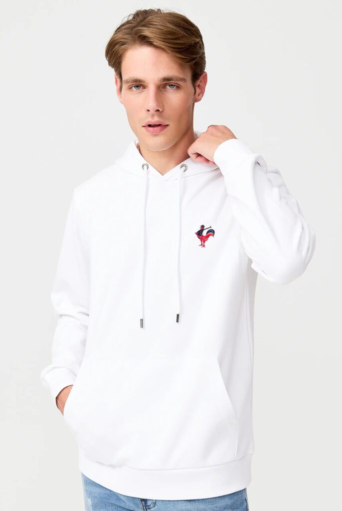 Tremblay : Sweat à Capuche avec l’emblématique Logo du Coq Brodé - 35