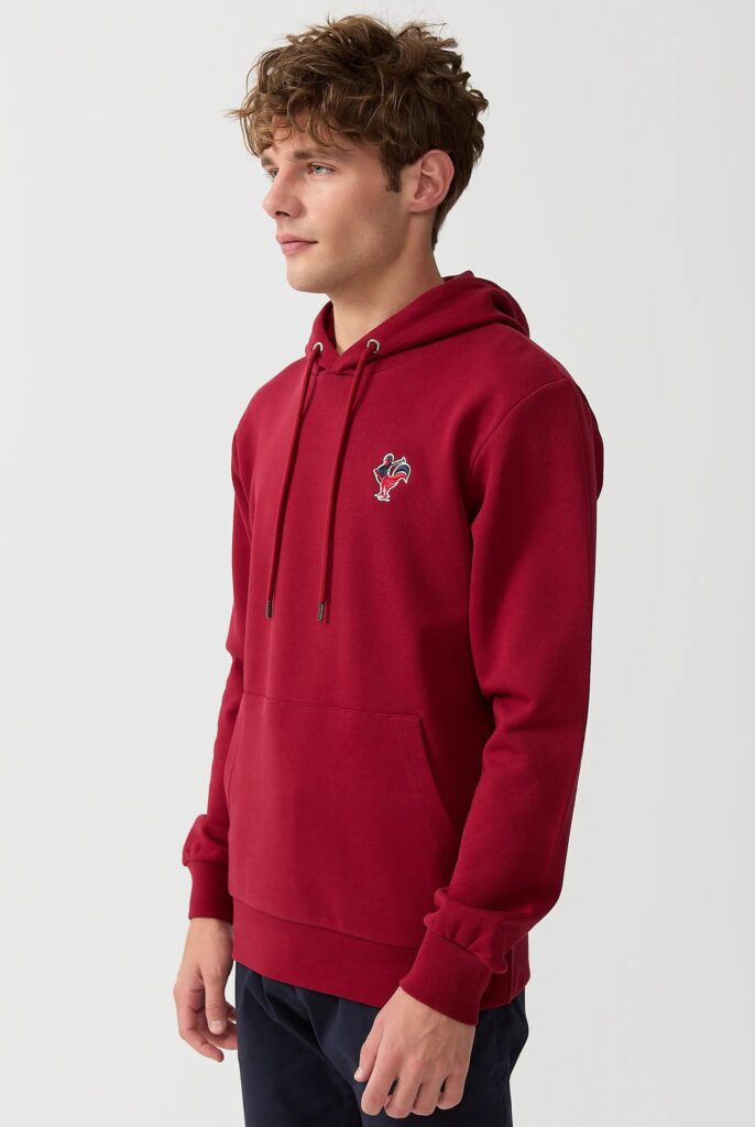 Tremblay : Sweat à Capuche avec l’emblématique Logo du Coq Brodé - 44