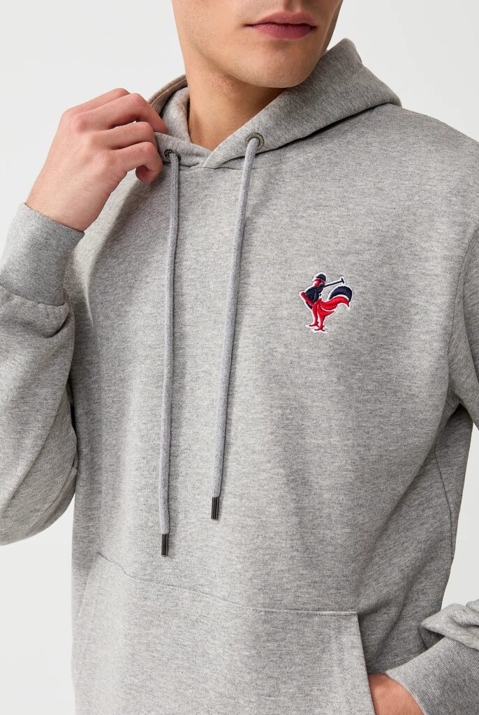 Tremblay : Sweat à Capuche avec l’emblématique Logo du Coq Brodé - 56