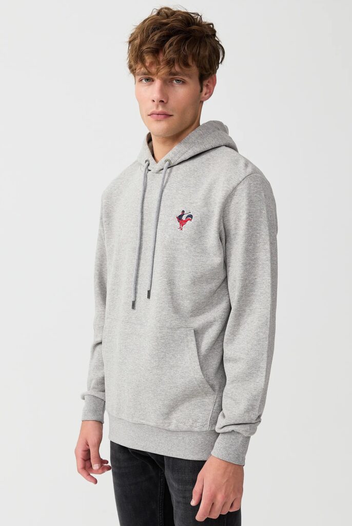 Tremblay : Sweat à Capuche avec l’emblématique Logo du Coq Brodé - 59