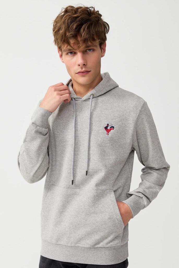 Tremblay : Sweat à Capuche avec l’emblématique Logo du Coq Brodé - 60
